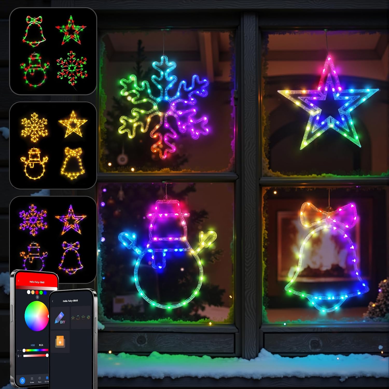 7.Window Lights Decorations