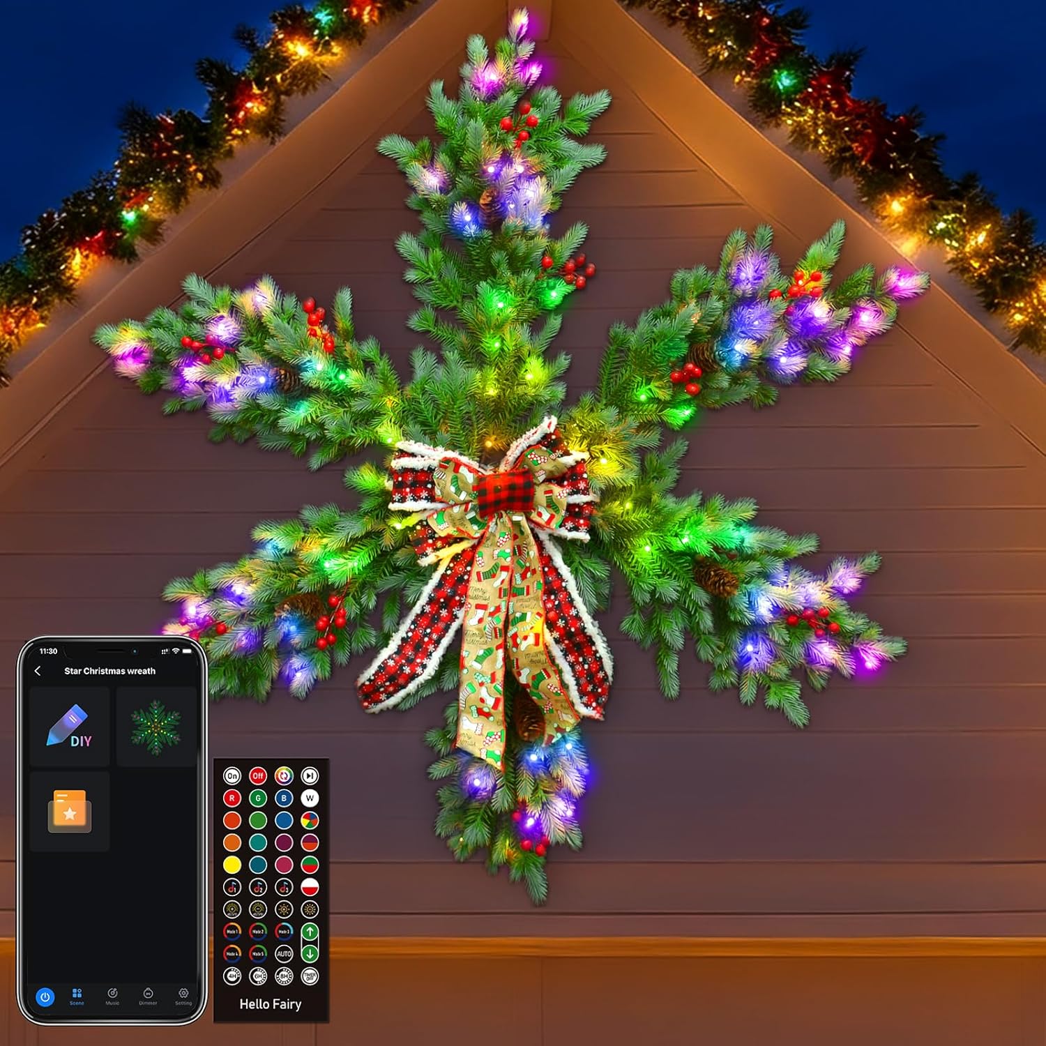 Smart Snowflake Lights-Vine