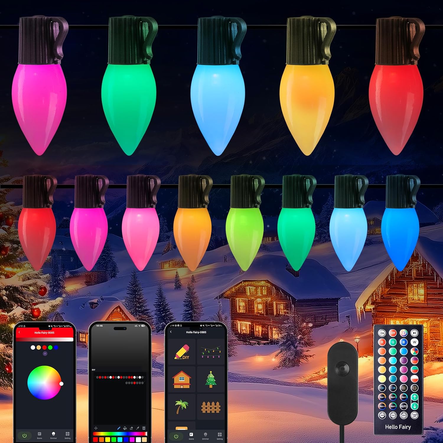 C9 Strawberry Lights-Smooth