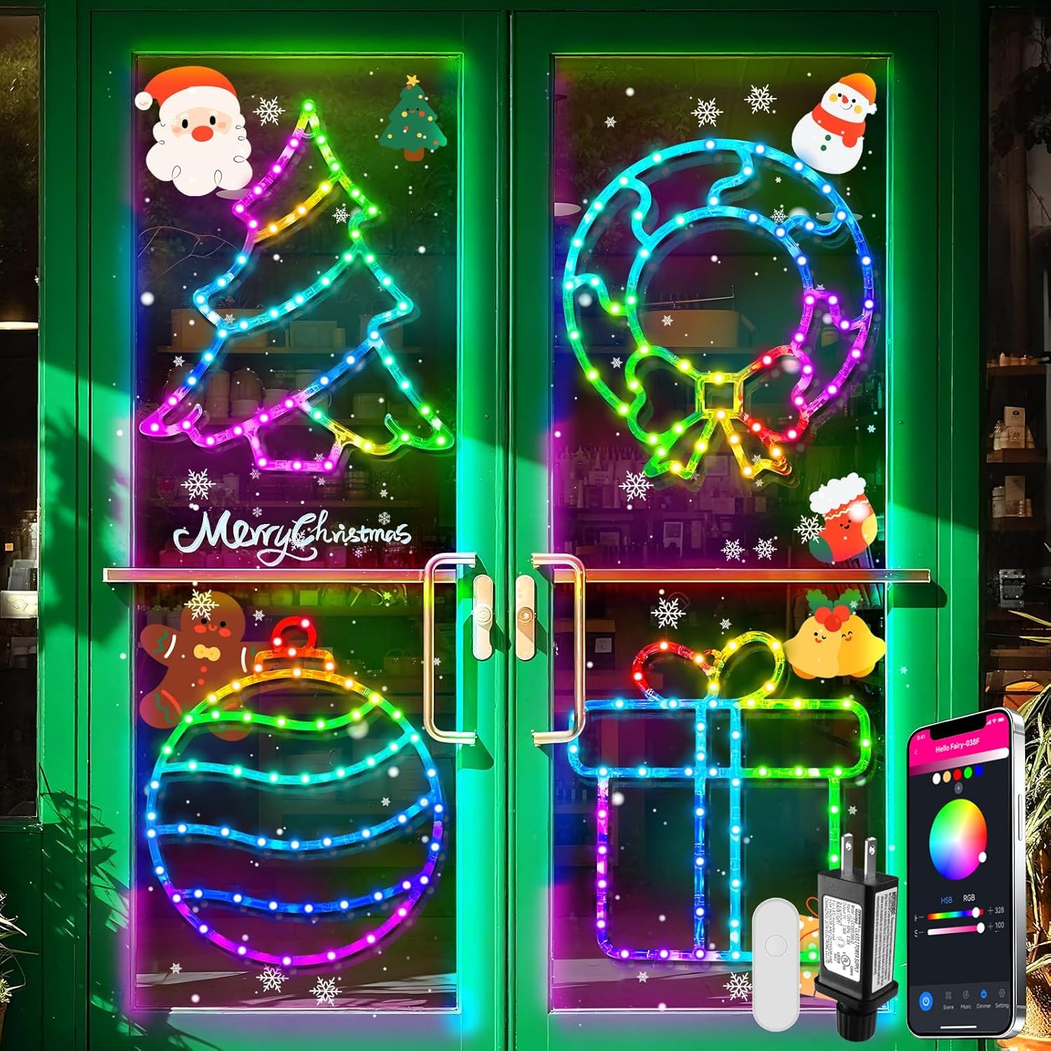 7.Window Lights Decorations