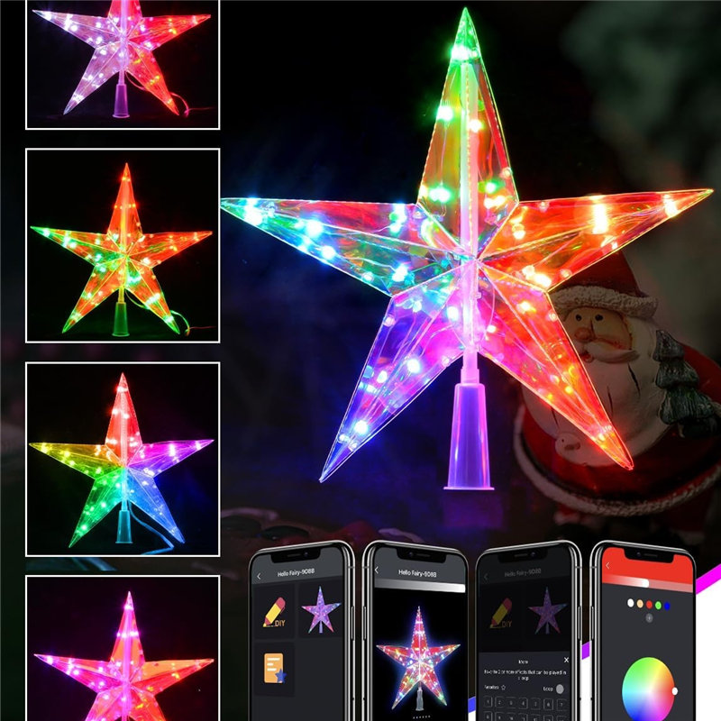 PET Tree Topper Star