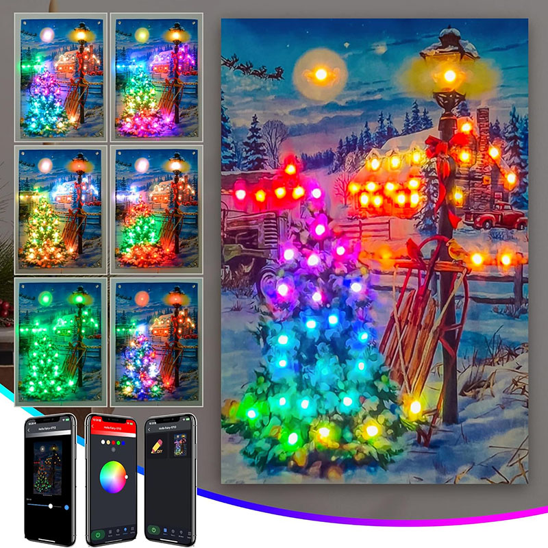 Christmas Tree & Street Lights