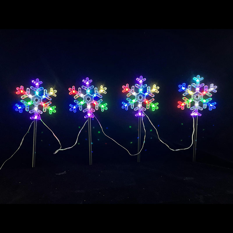 Snowflakes Pathway Lights